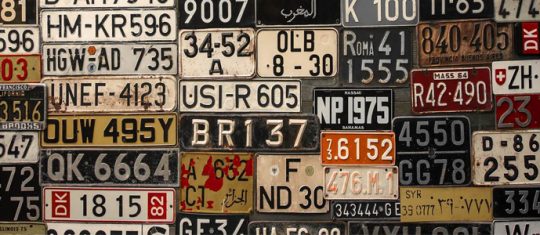 Plaques d'immatriculation